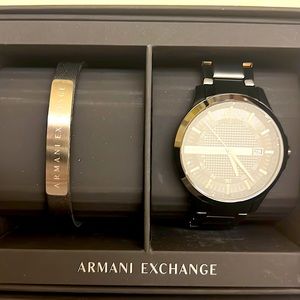 AX Men’s Armani Hampton Black watch